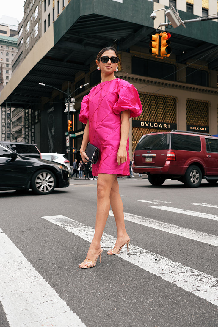 NYC PINK SILK DRESS