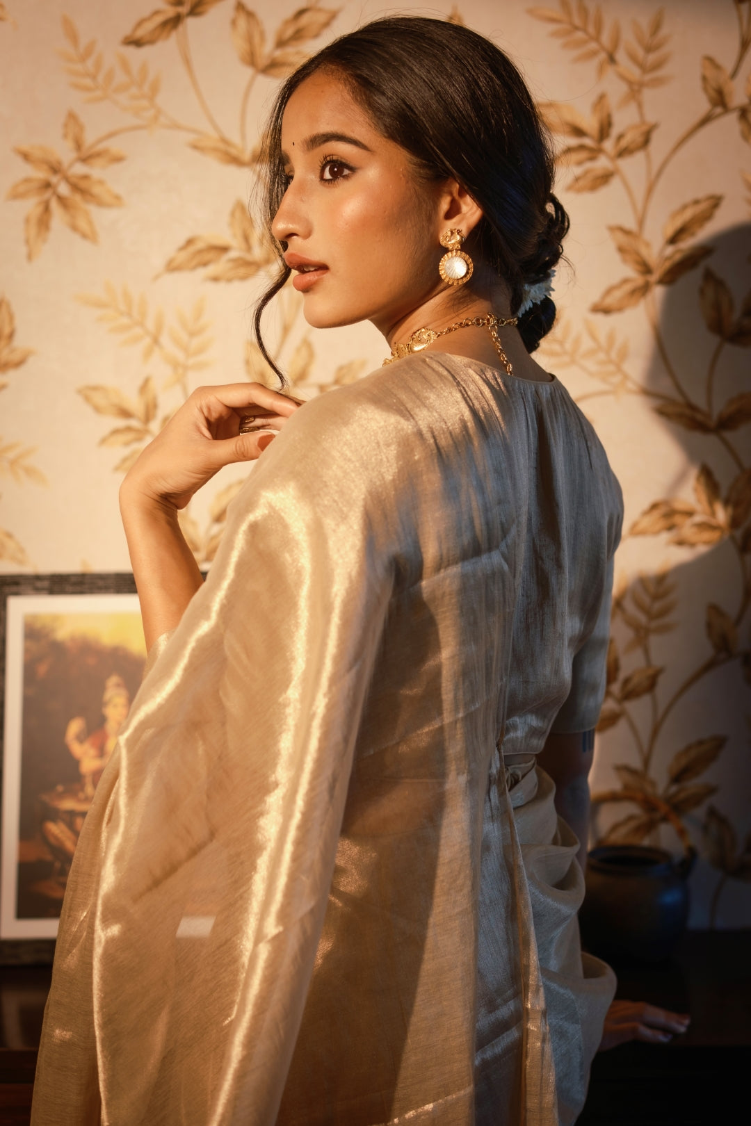 SONA GOLD TISSUE SAREE