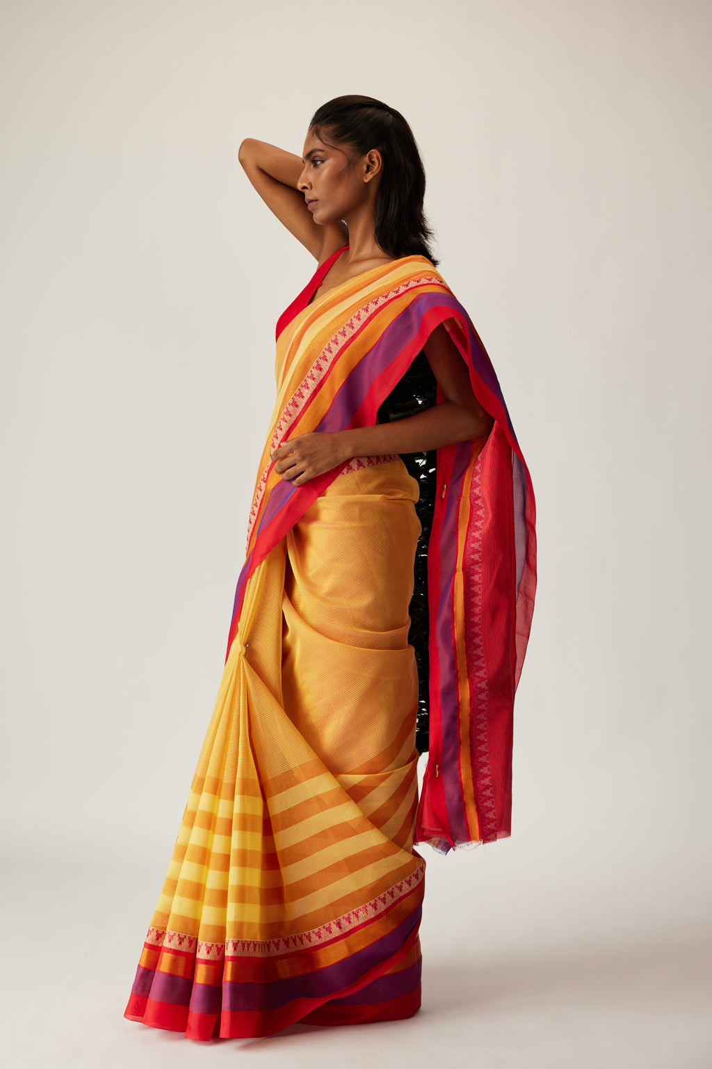 Raya / Border line saree