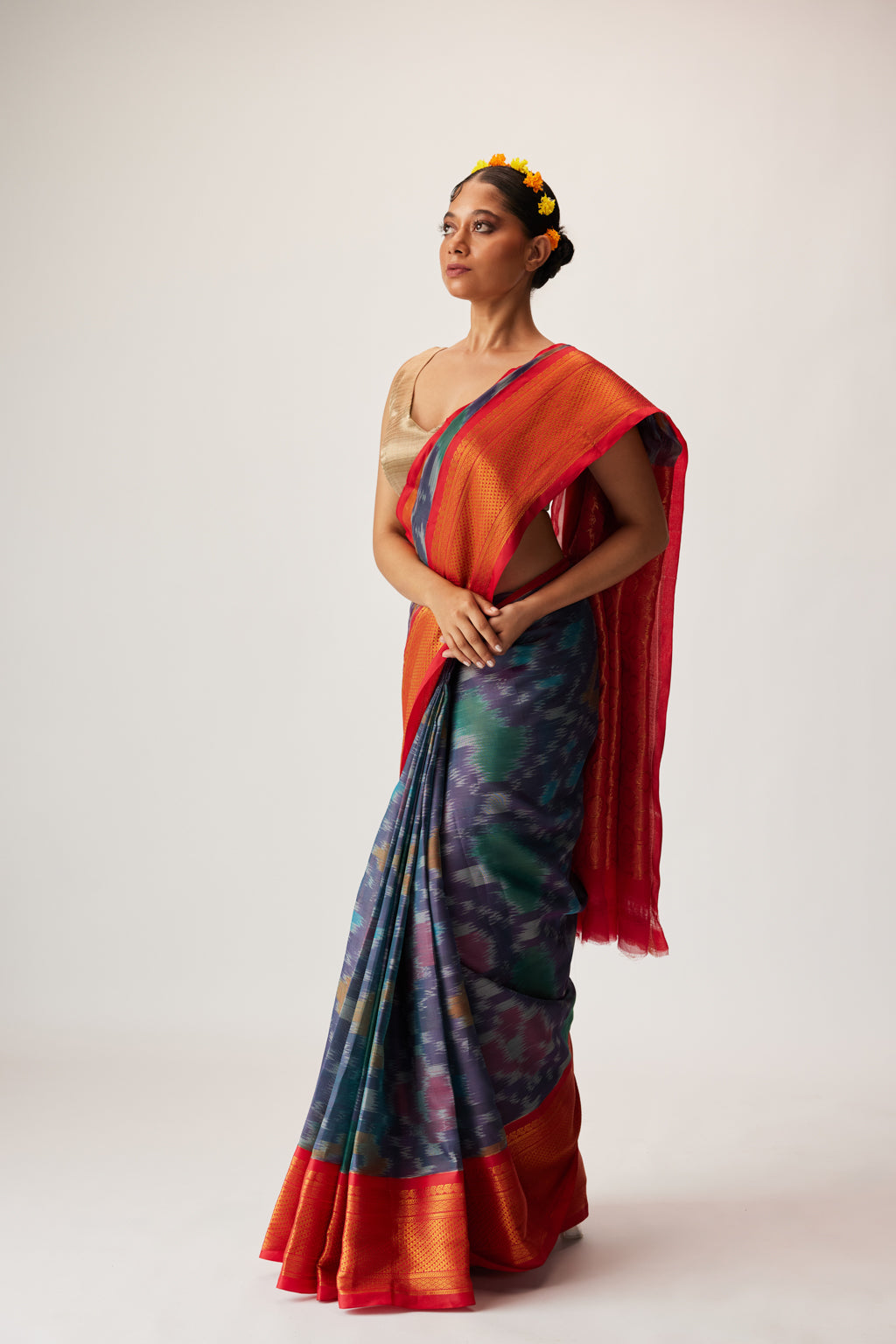 Astra Ikat Cotton Saree