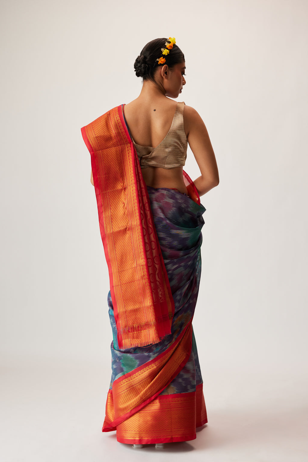 Astra Ikat Cotton Saree