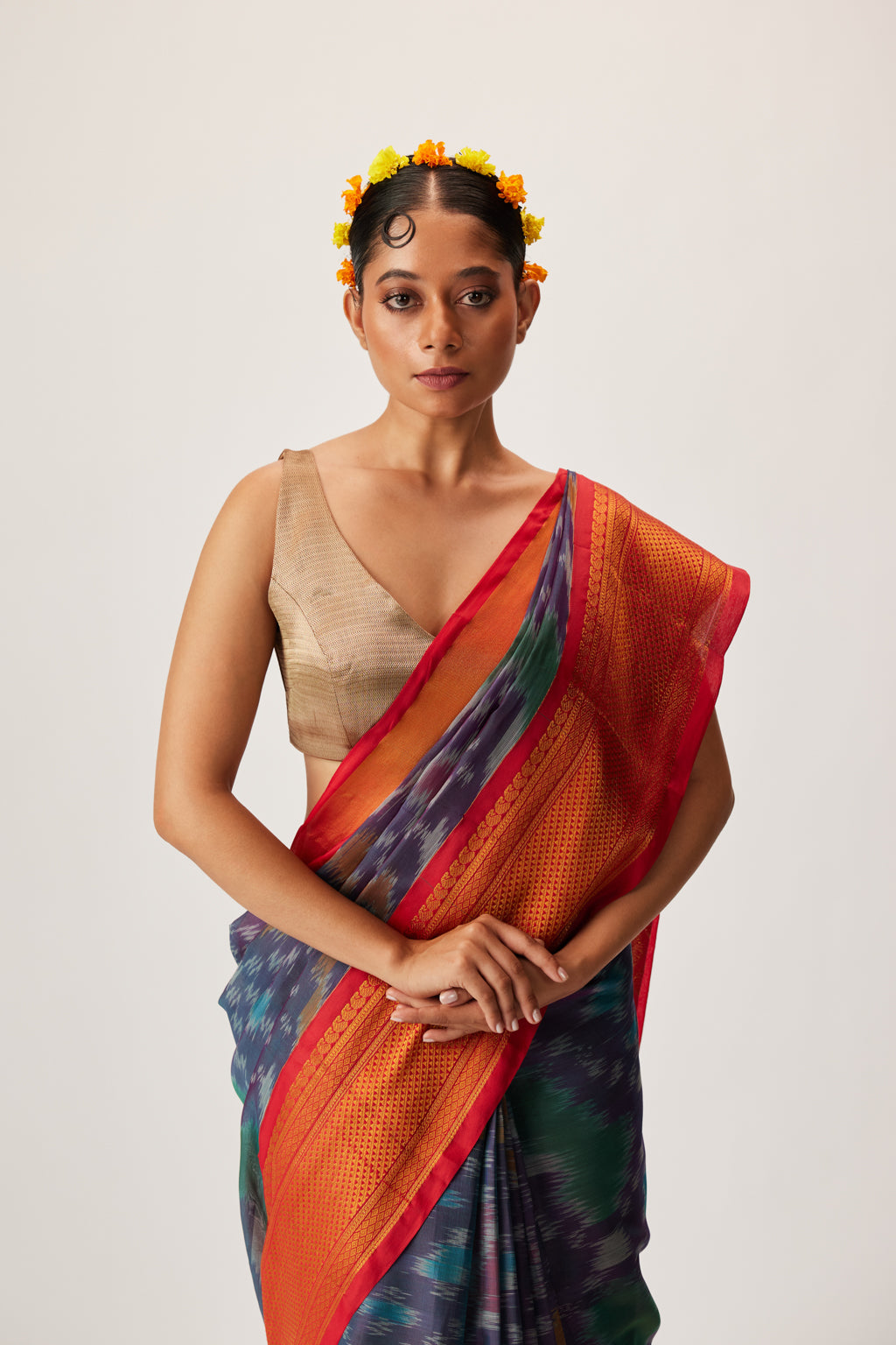 Astra Ikat Cotton Saree